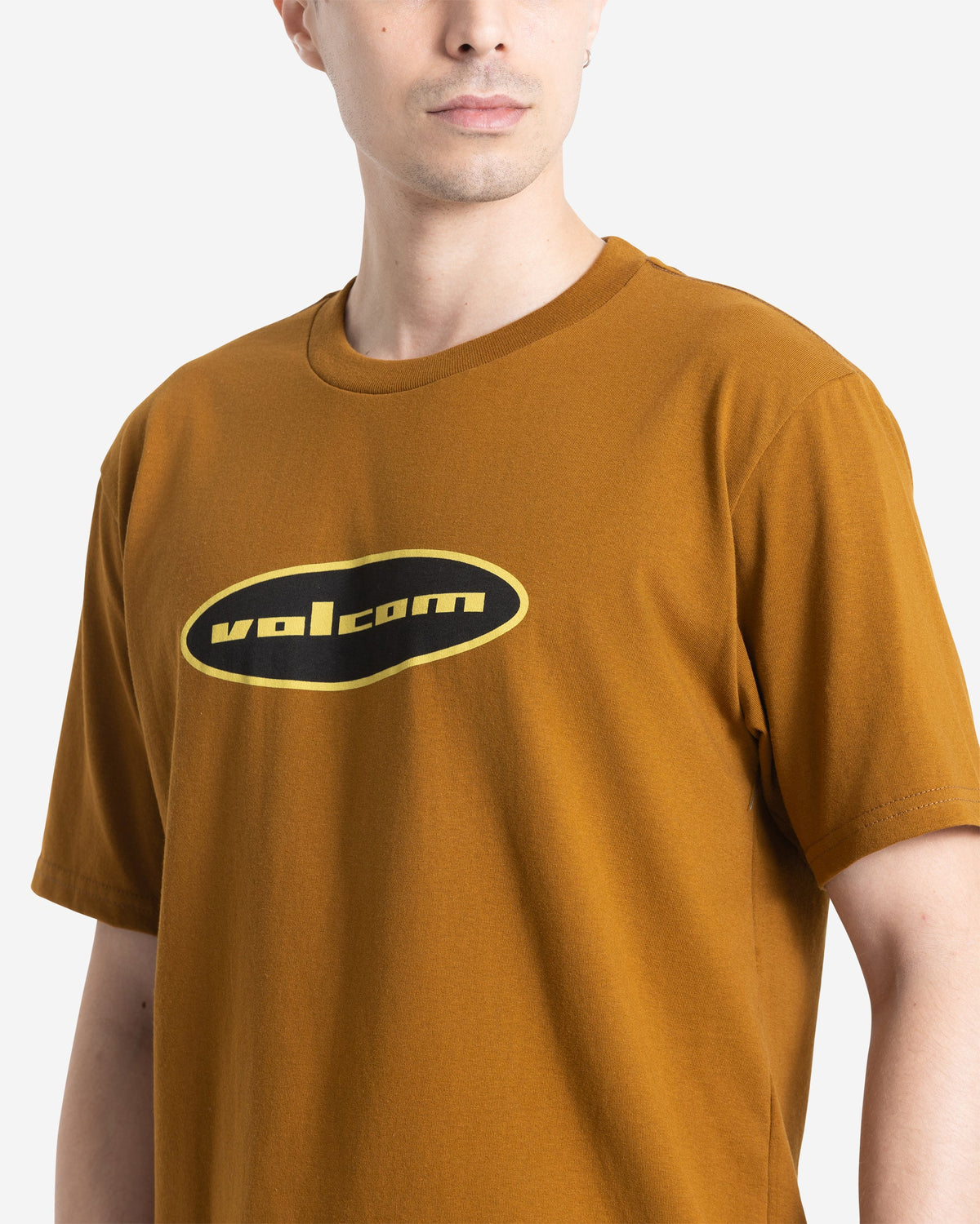 Men's Quone Short Sleeve Tee Major Brown - Volcom