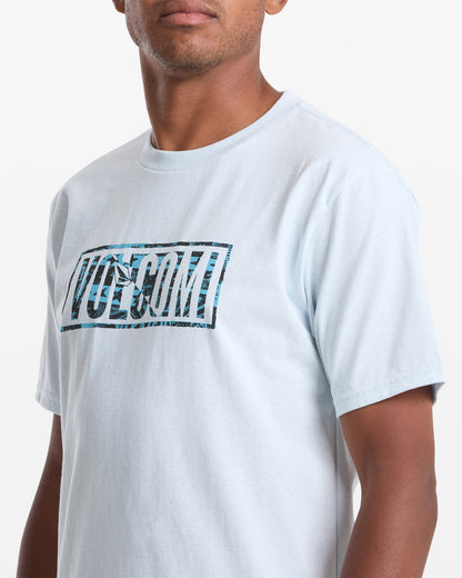 Men's Chaotic Short Sleeve Tee Light Blue Acid - Volcom