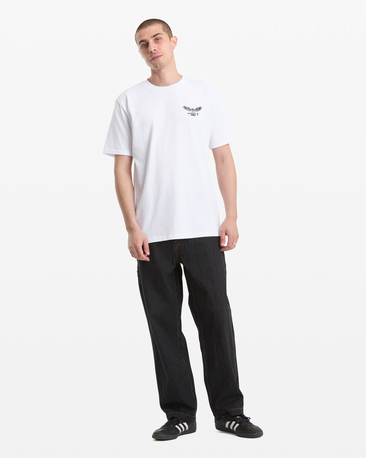 Men's Hammered Split Short Sleeve Tee White - Volcom