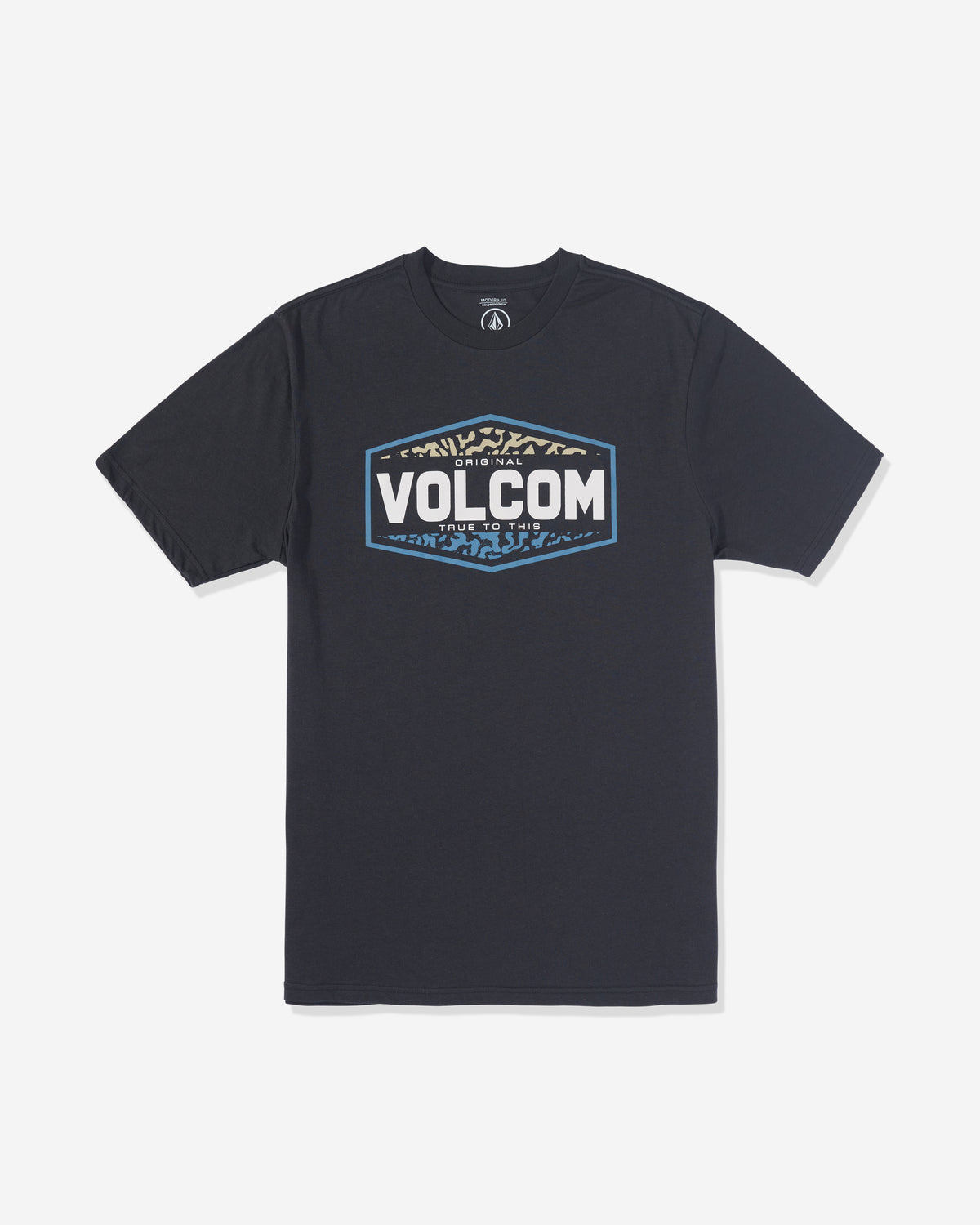 Men's Filler Up Short Sleeve Tee Washed Black Heather - Volcom