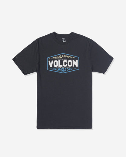 Men's Filler Up Short Sleeve Tee Washed Black Heather - Volcom