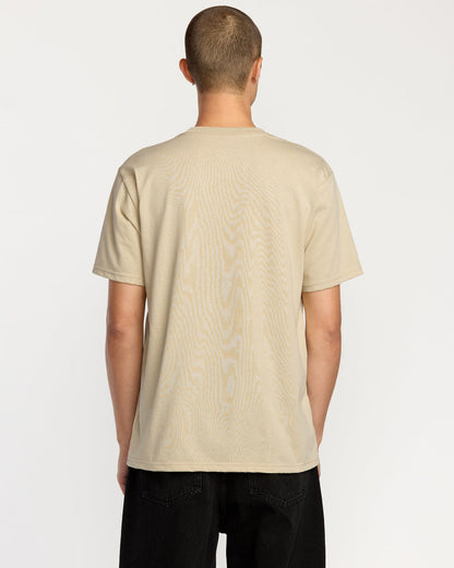 Men's Skidder Short Sleeve Tee Light Beige - Volcom