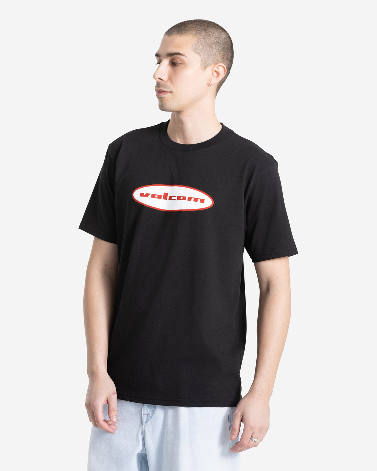 Men's Quone Short Sleeve Tee Black - Volcom