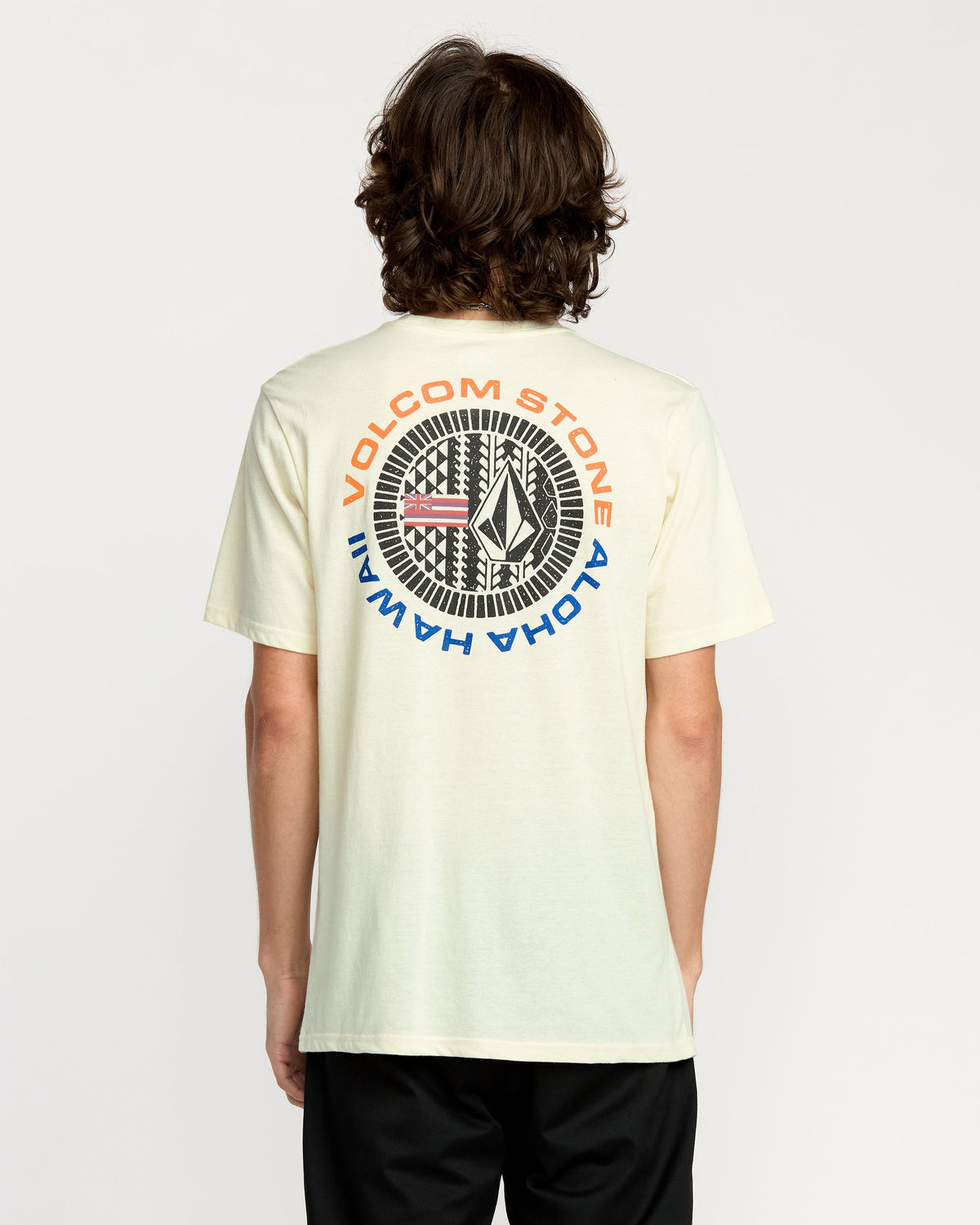 Men's Oceanic Short Sleeve Tee Off White Heather - Volcom