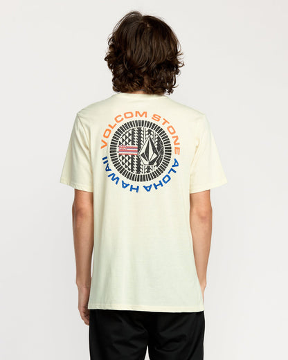 Men's Oceanic Short Sleeve Tee Off White Heather - Volcom