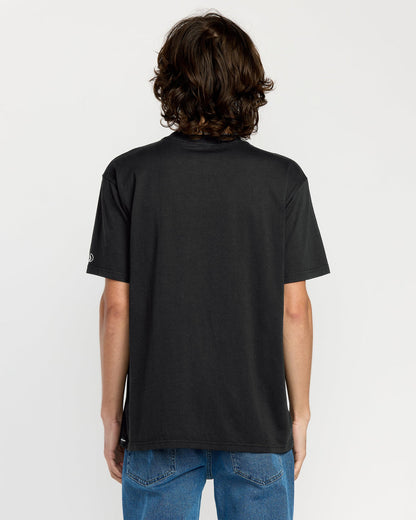 Men's Solid Short Sleeve Tee Black - Volcom