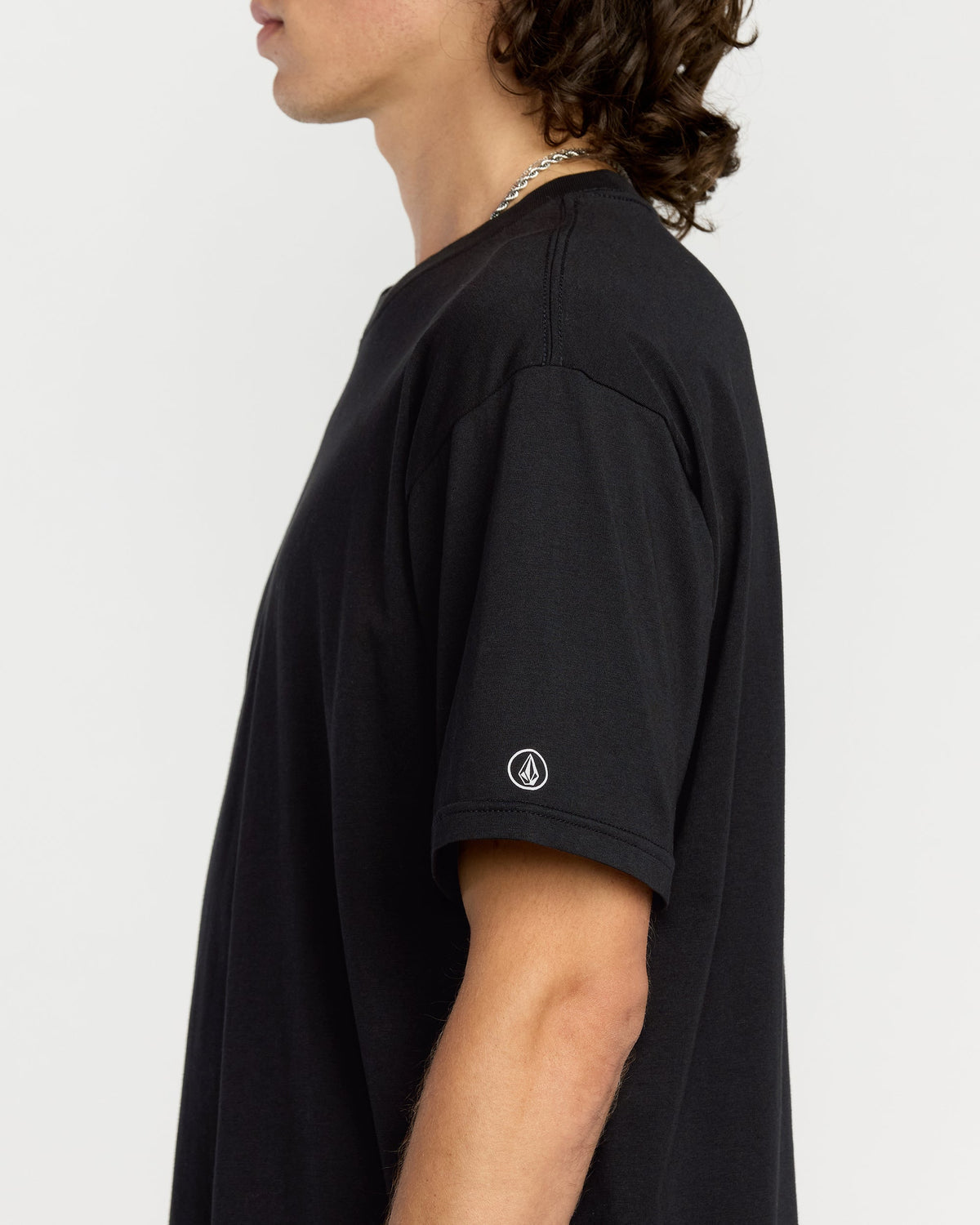 Men's Solid Short Sleeve Tee Black - Volcom