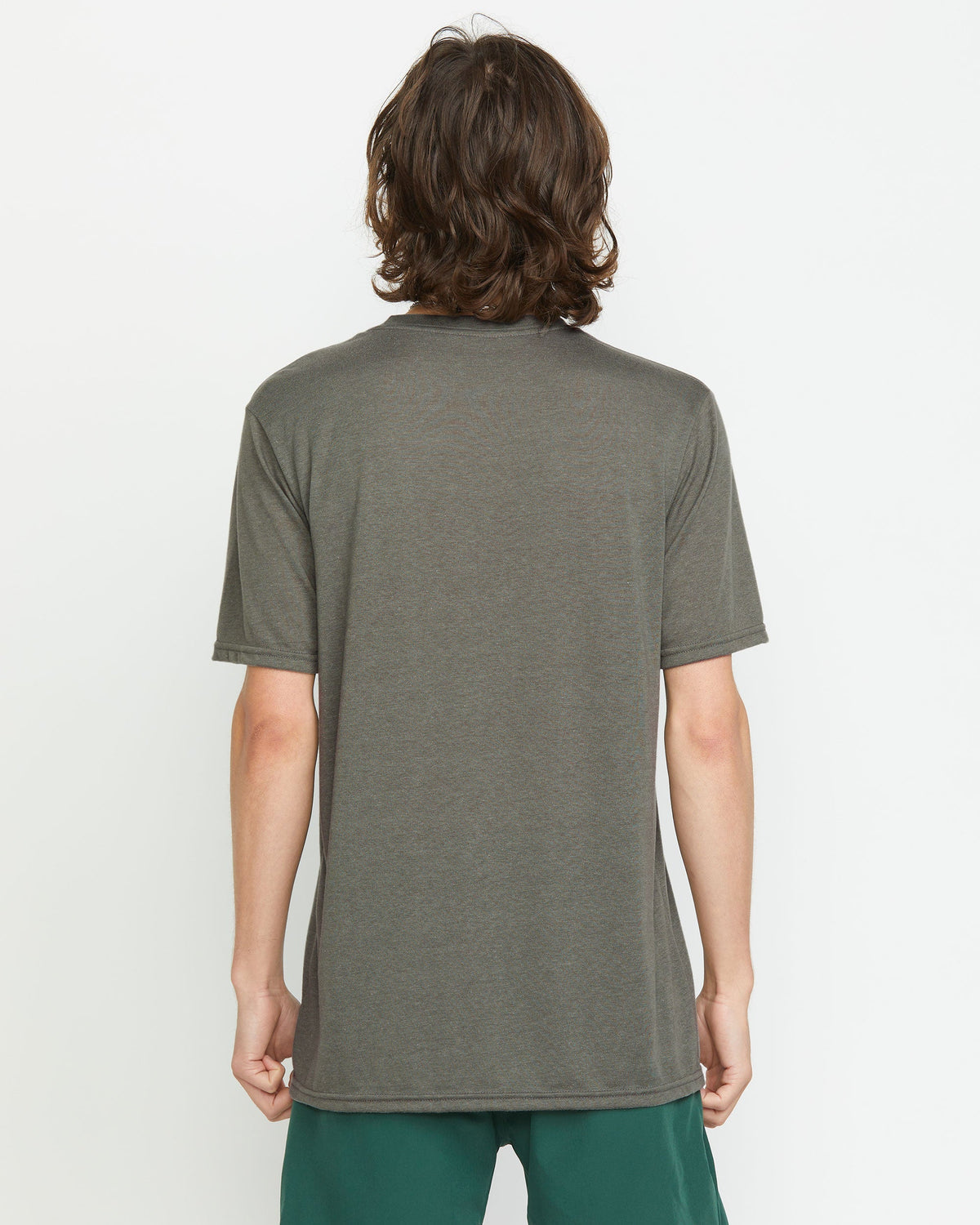 Men's Stone Tech Short Sleeve Tee Charcoal Heather - Volcom