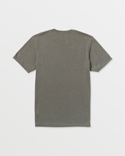 Men's Stone Tech Short Sleeve Tee Charcoal Heather - Volcom