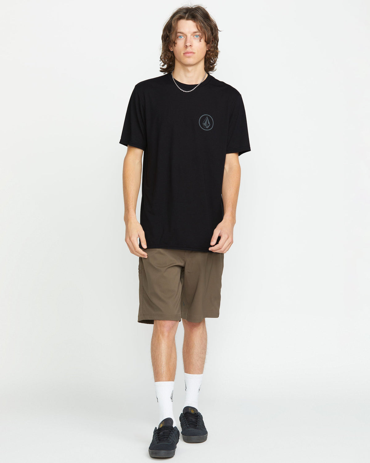 Men's Stone Tech Short Sleeve Tee Black - Volcom