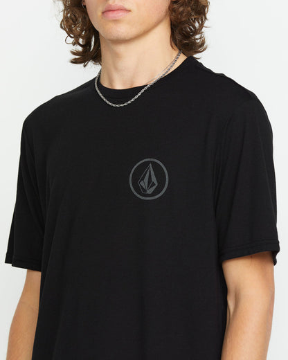 Men's Stone Tech Short Sleeve Tee Black - Volcom