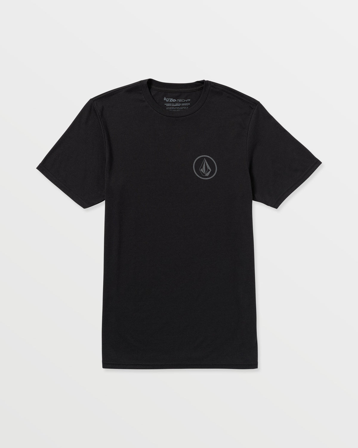 Men's Stone Tech Short Sleeve Tee Black - Volcom