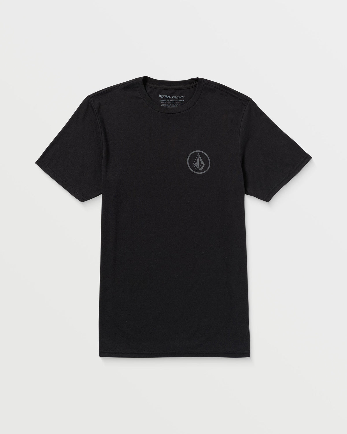 Men's Stone Tech Short Sleeve Tee Black - Volcom