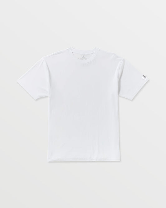 Men's Solid Short Sleeve Tee White - Volcom