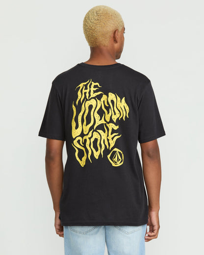 Men's Wavvy Short Sleeve Tee Washed Black Heather - Volcom