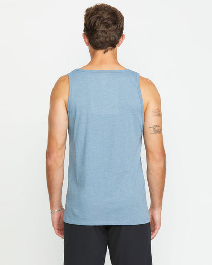Men's Solid Heather Tank Stormy Blue - Volcom