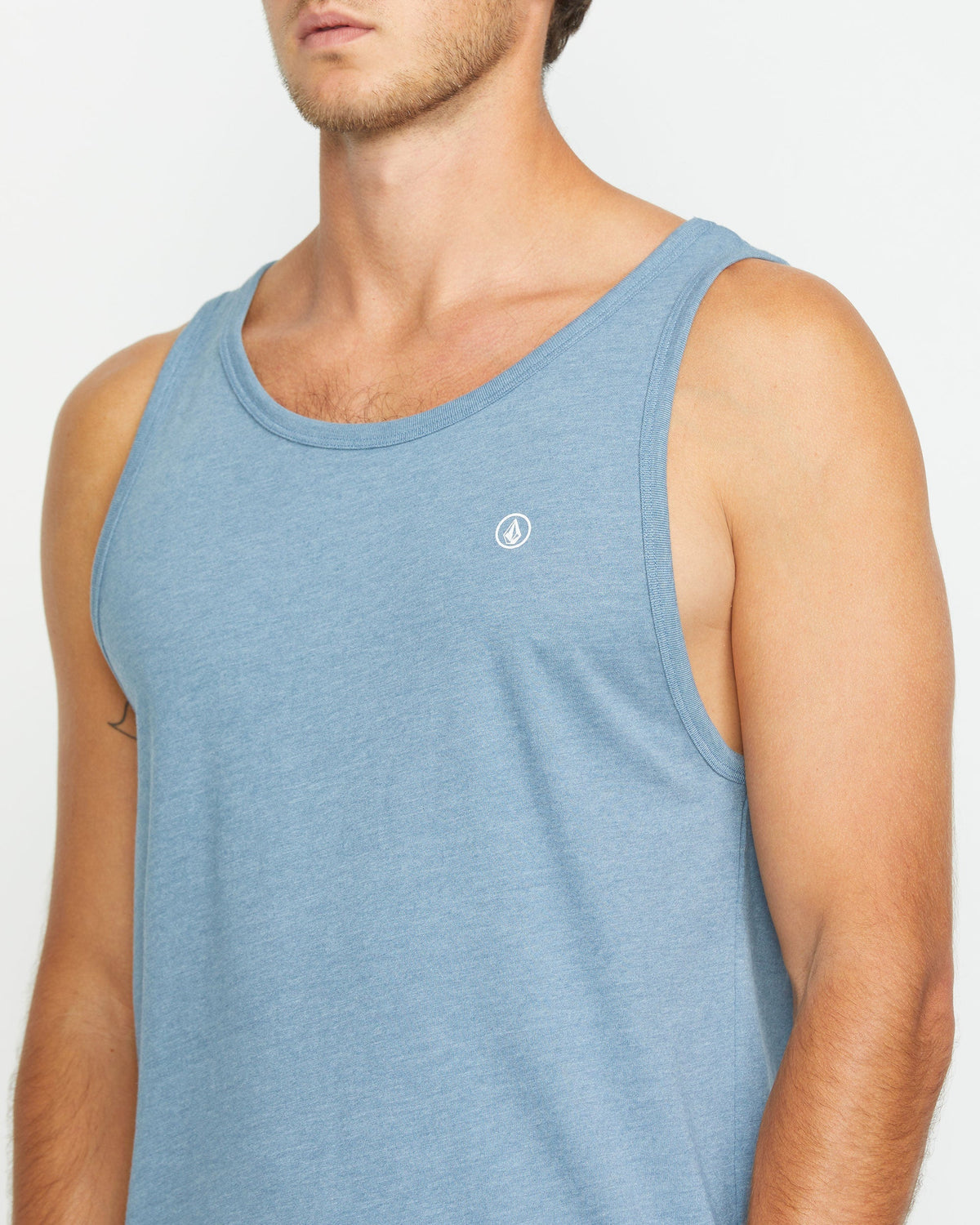 Men's Solid Heather Tank Stormy Blue - Volcom