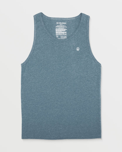 Men's Solid Heather Tank Stormy Blue - Volcom