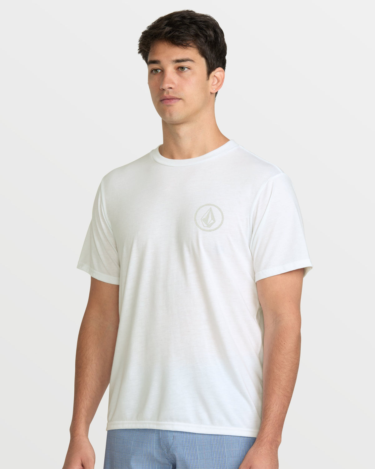 Men's Stone Tech Short Sleeve Tee White - Volcom