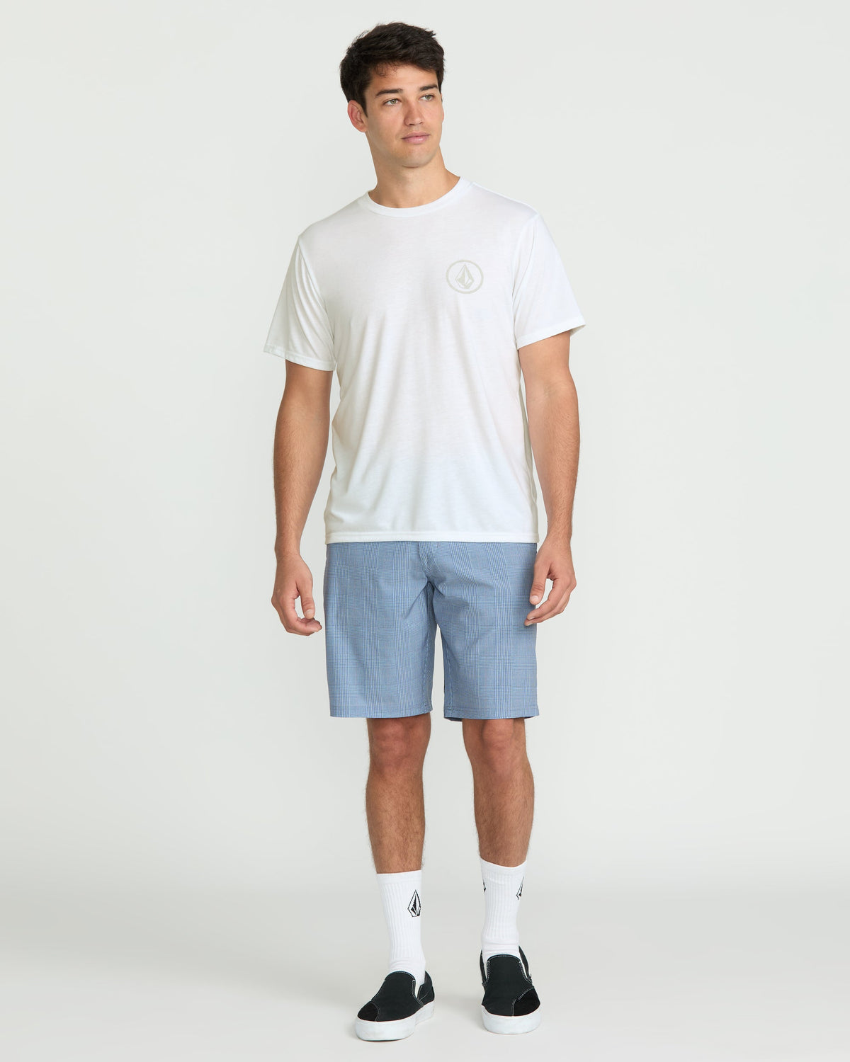 Men's Stone Tech Short Sleeve Tee White - Volcom