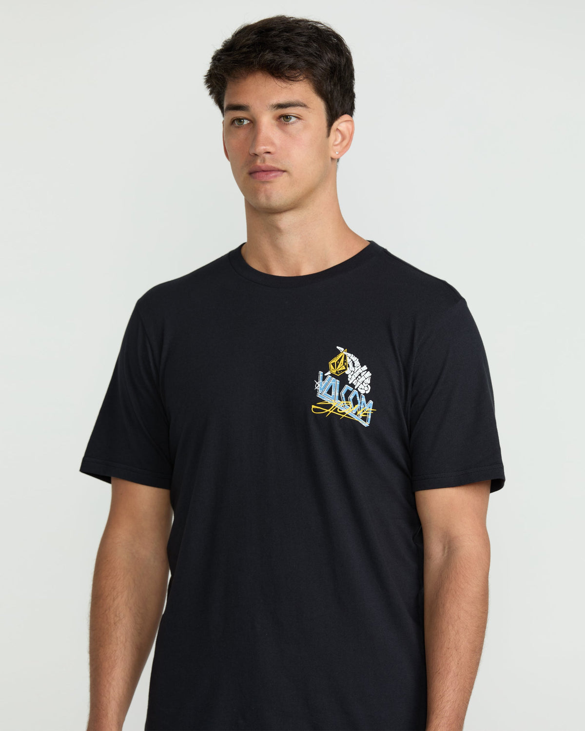 Men's Dropped This Short Sleeve Tee Antique Black - Volcom