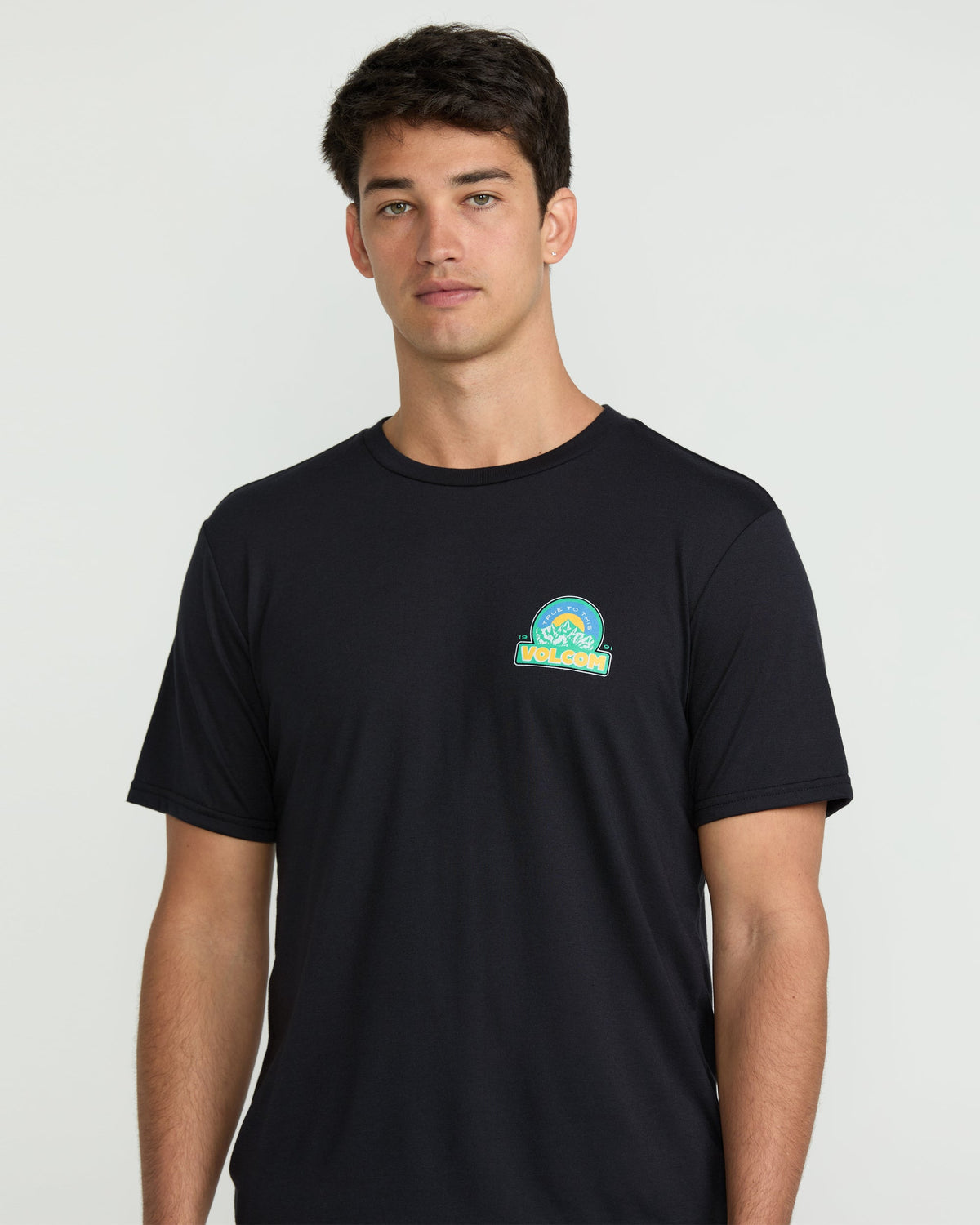 Men's Techtonic Tech Short Sleeve Tee Black - Volcom