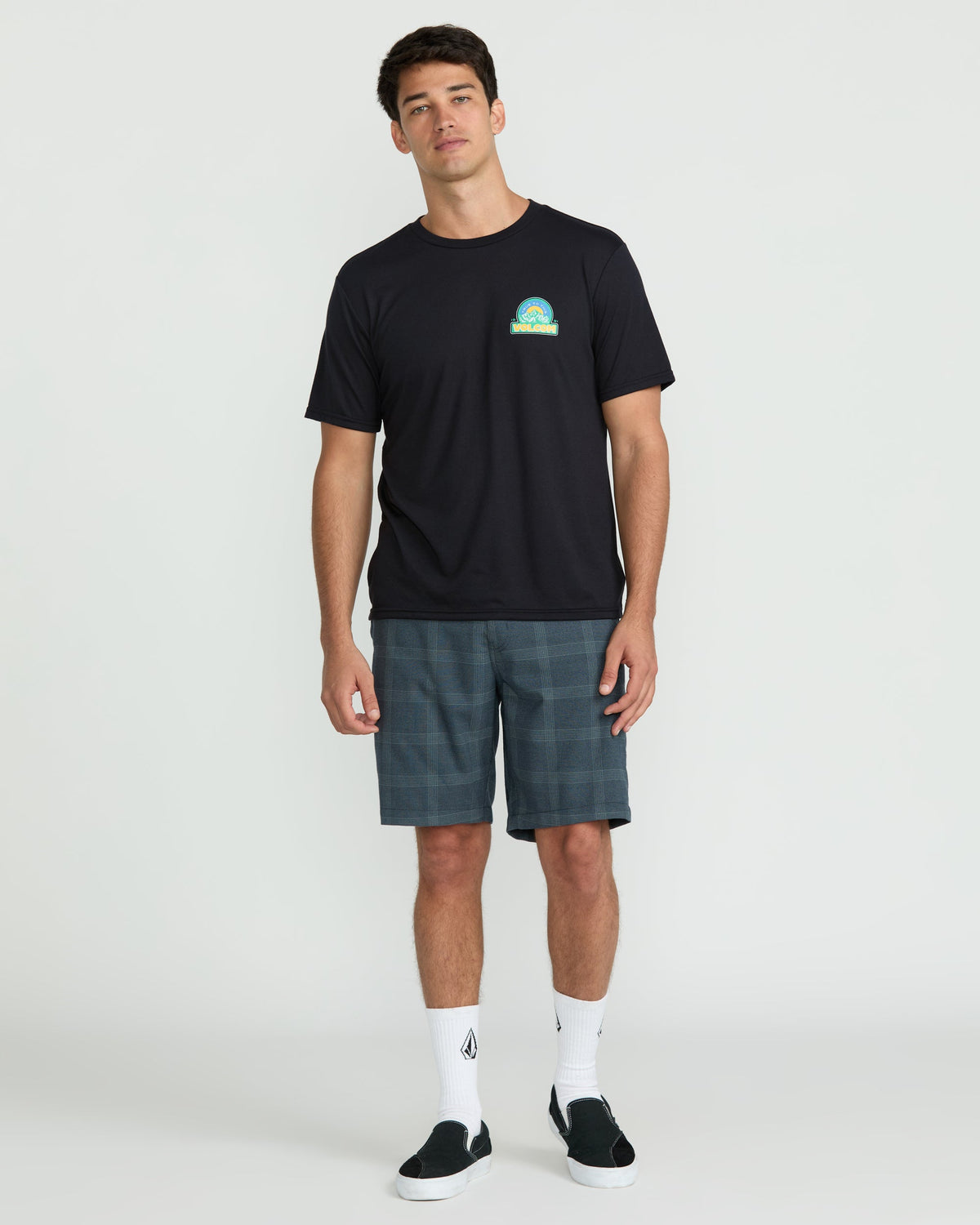 Men's Techtonic Tech Short Sleeve Tee Black - Volcom