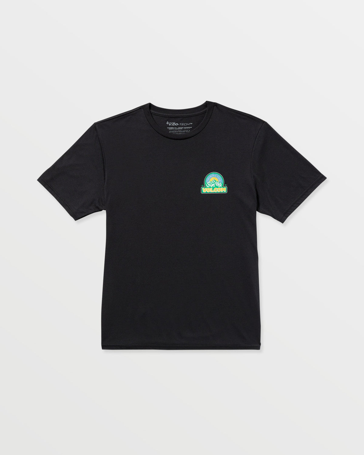 Men's Techtonic Tech Short Sleeve Tee Black - Volcom