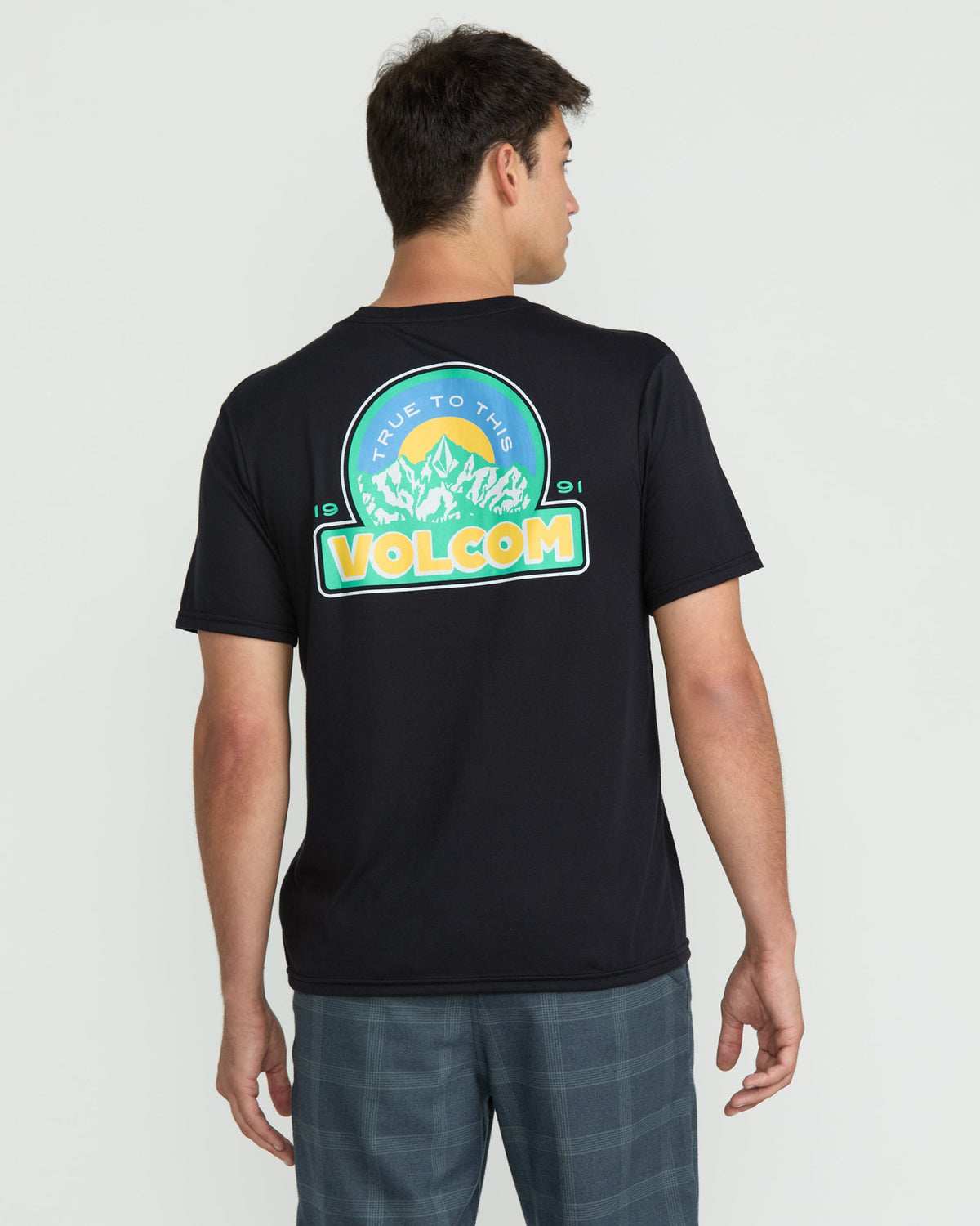 Men's Techtonic Tech Short Sleeve Tee Black - Volcom