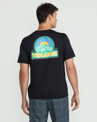 Men's Techtonic Tech Short Sleeve Tee Black - Volcom