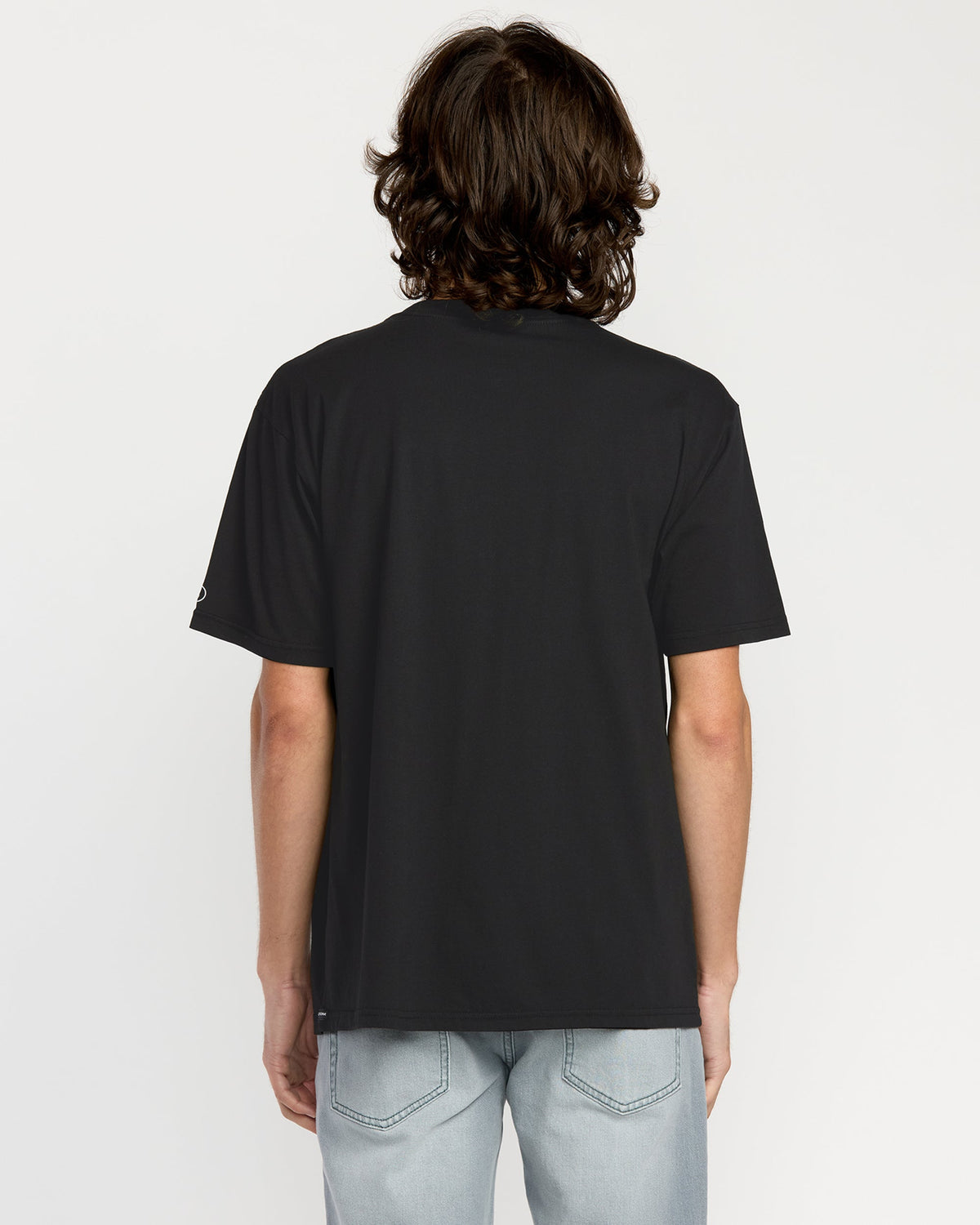 Men's Solid Short Sleeve Pocket Tee Black - Volcom