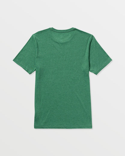 Men's Lined Up Short Sleeve Tee Forest Heather - Volcom