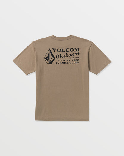 Men's Workwear Short Sleeve Tee Brindle - Volcom