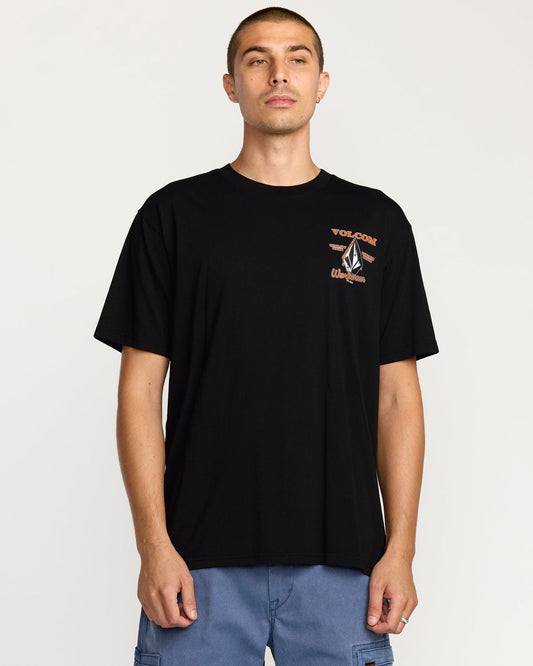 Men's Enamel Short Sleeve Tee Black - Volcom