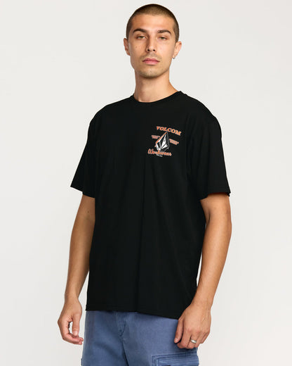 Men's Enamel Short Sleeve Tee Black - Volcom