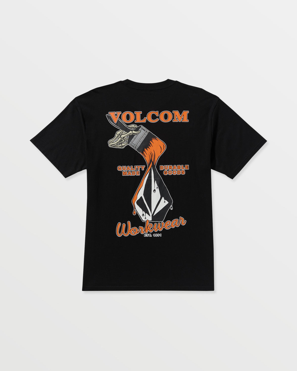 Men's Enamel Short Sleeve Tee Black - Volcom