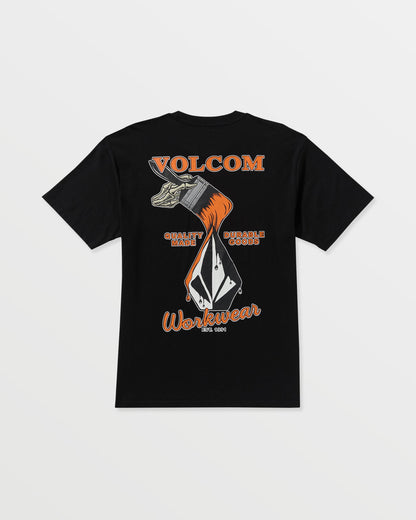 Men's Enamel Short Sleeve Tee Black - Volcom