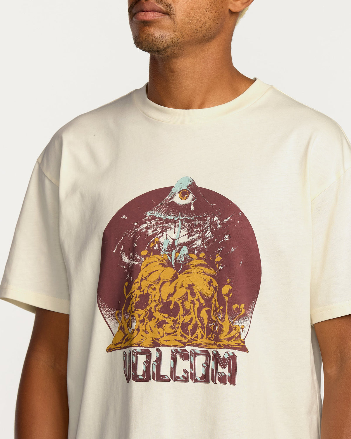 Men's Featured Artist Callum Rooney Short Sleeve Tee Off White - Volcom