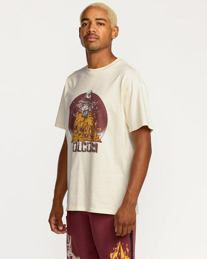 Men's Featured Artist Callum Rooney Short Sleeve Tee Off White - Volcom