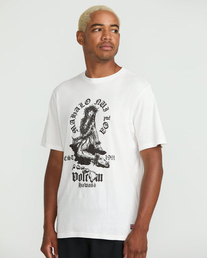 Men's Nui Loa Short Sleeve Tee Off White - Volcom
