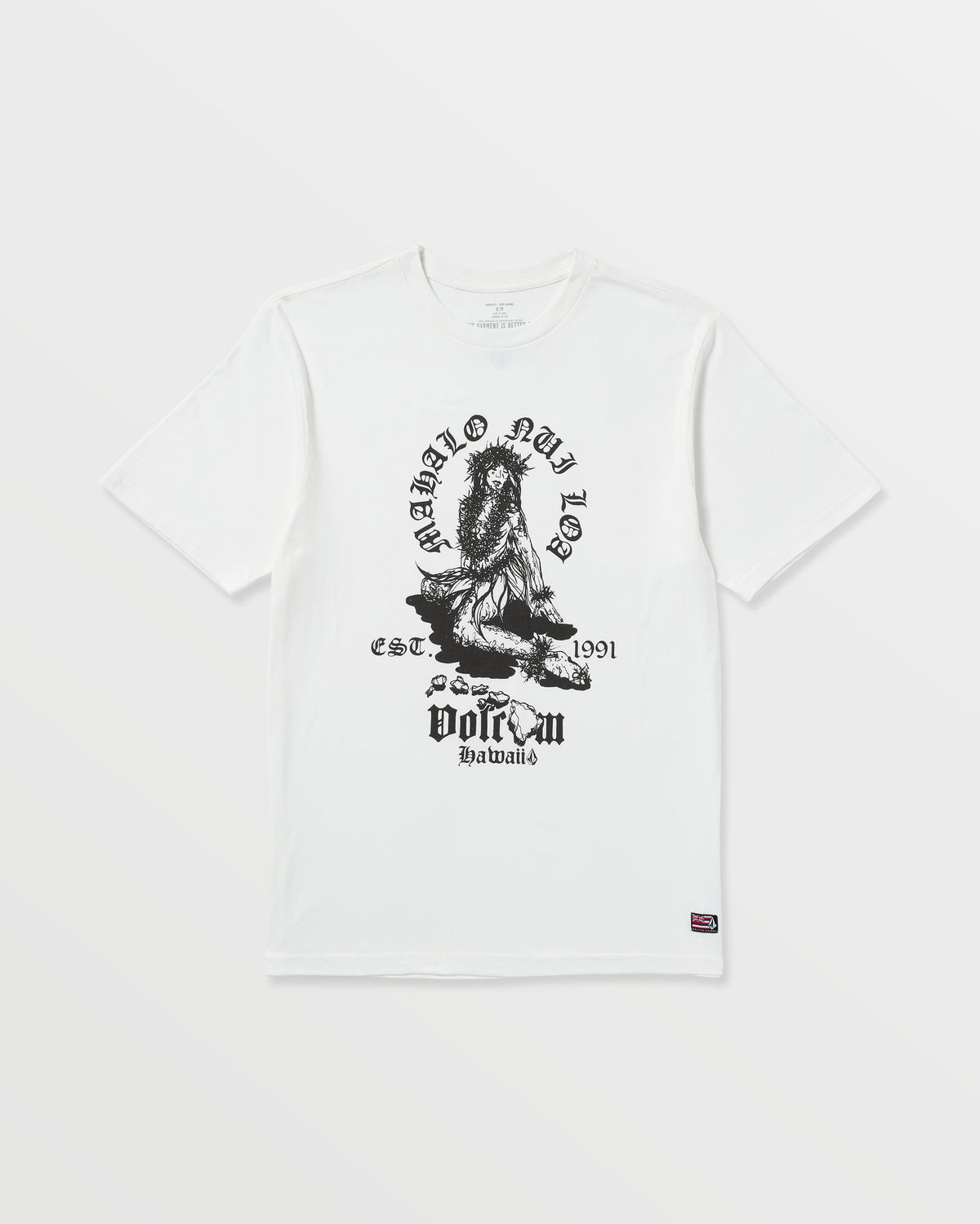 Men's Nui Loa Short Sleeve Tee Off White - Volcom