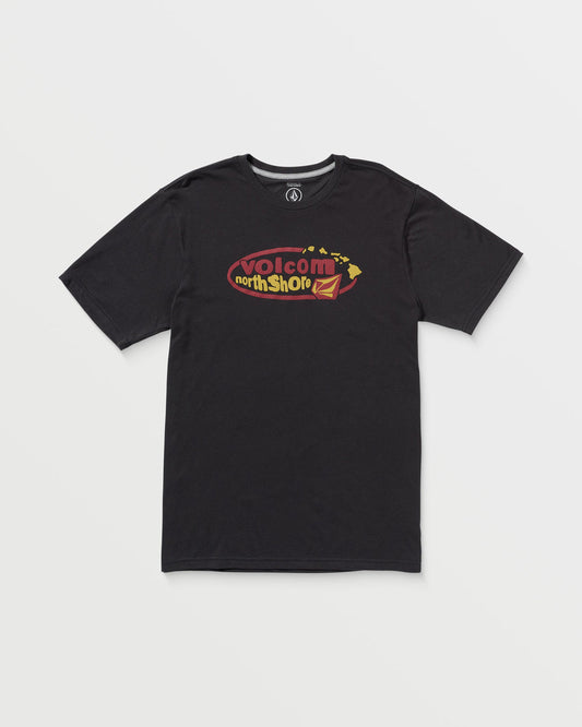Men's Radiostar North Shore Short Sleeve Tee Washed Black Heather - Volcom