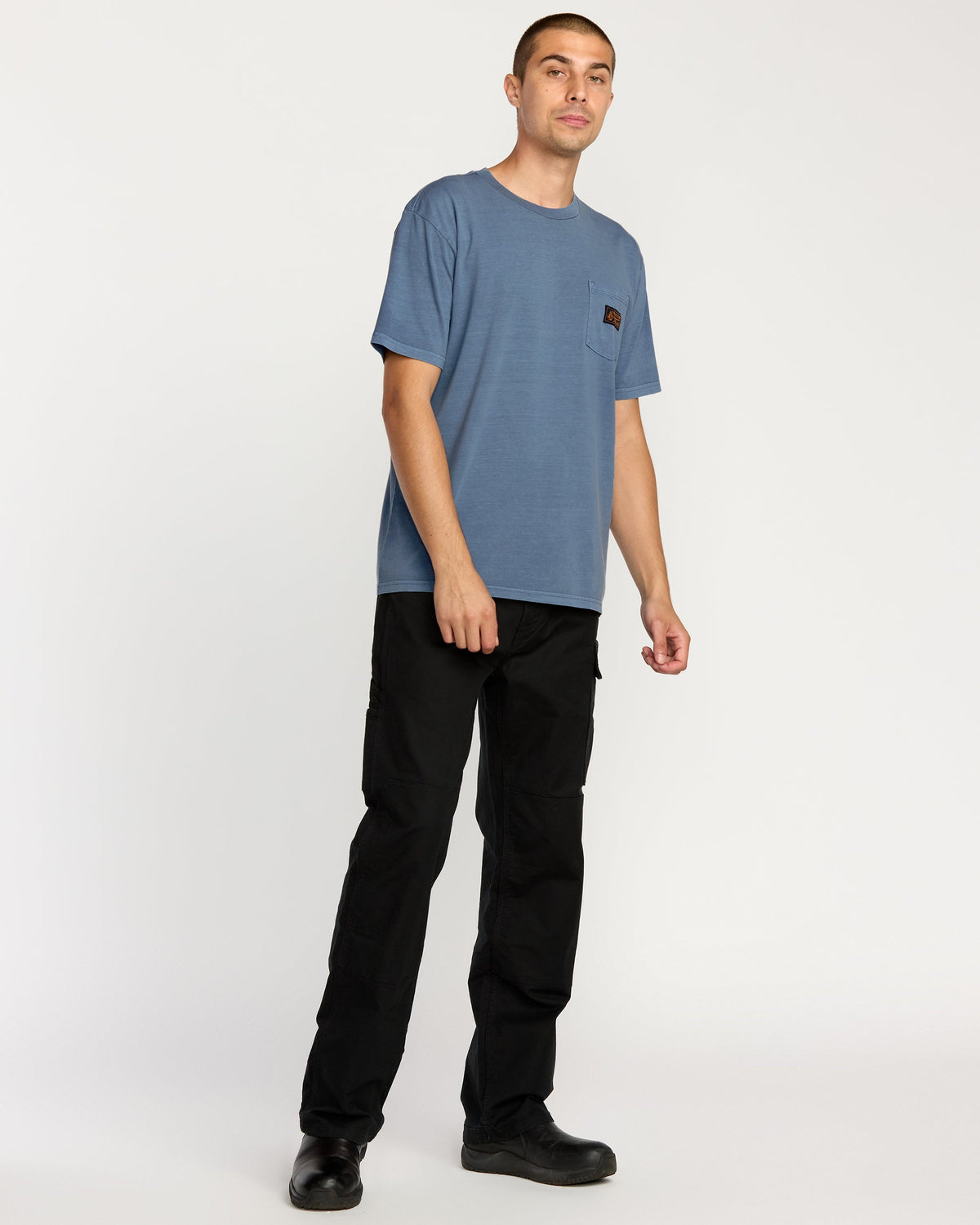 Men's Workwear Certified Pocket Short Sleeve Tee Blue Wash - Volcom
