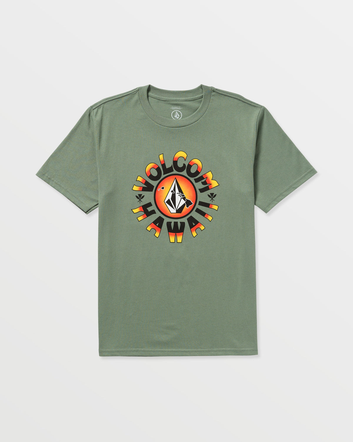 Men's Rotation Short Sleeve Tee Light Olive - Volcom