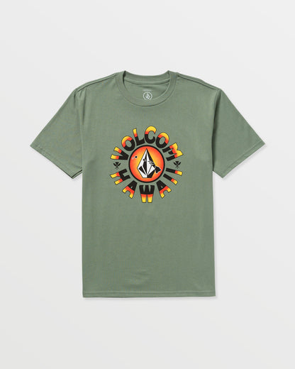 Men's Rotation Short Sleeve Tee Light Olive - Volcom