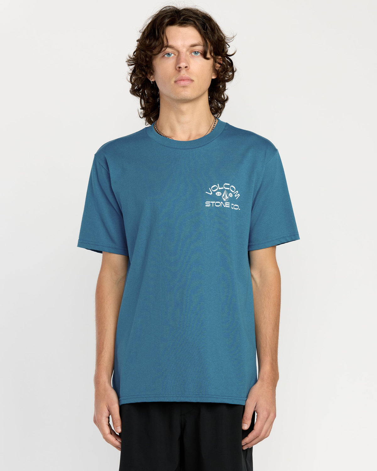 Men's Always Ripping Short Sleeve Tee Coronet Blue - Volcom