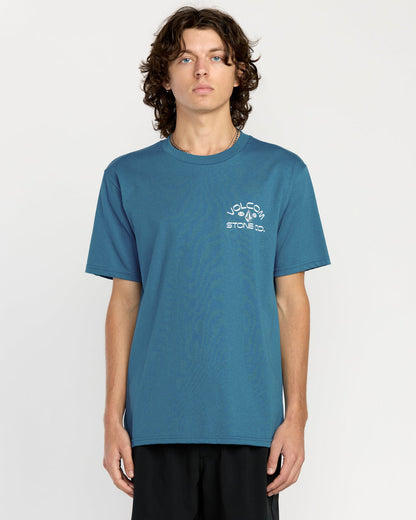 Men's Always Ripping Short Sleeve Tee Coronet Blue - Volcom