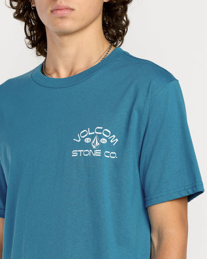 Men's Always Ripping Short Sleeve Tee Coronet Blue - Volcom