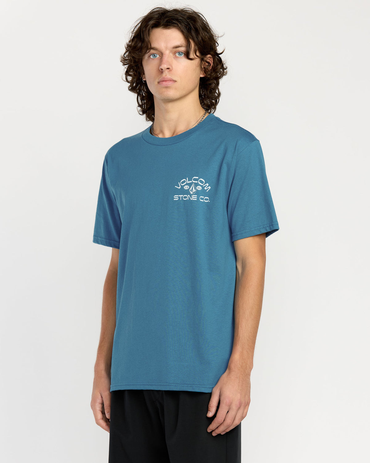 Men's Always Ripping Short Sleeve Tee Coronet Blue - Volcom
