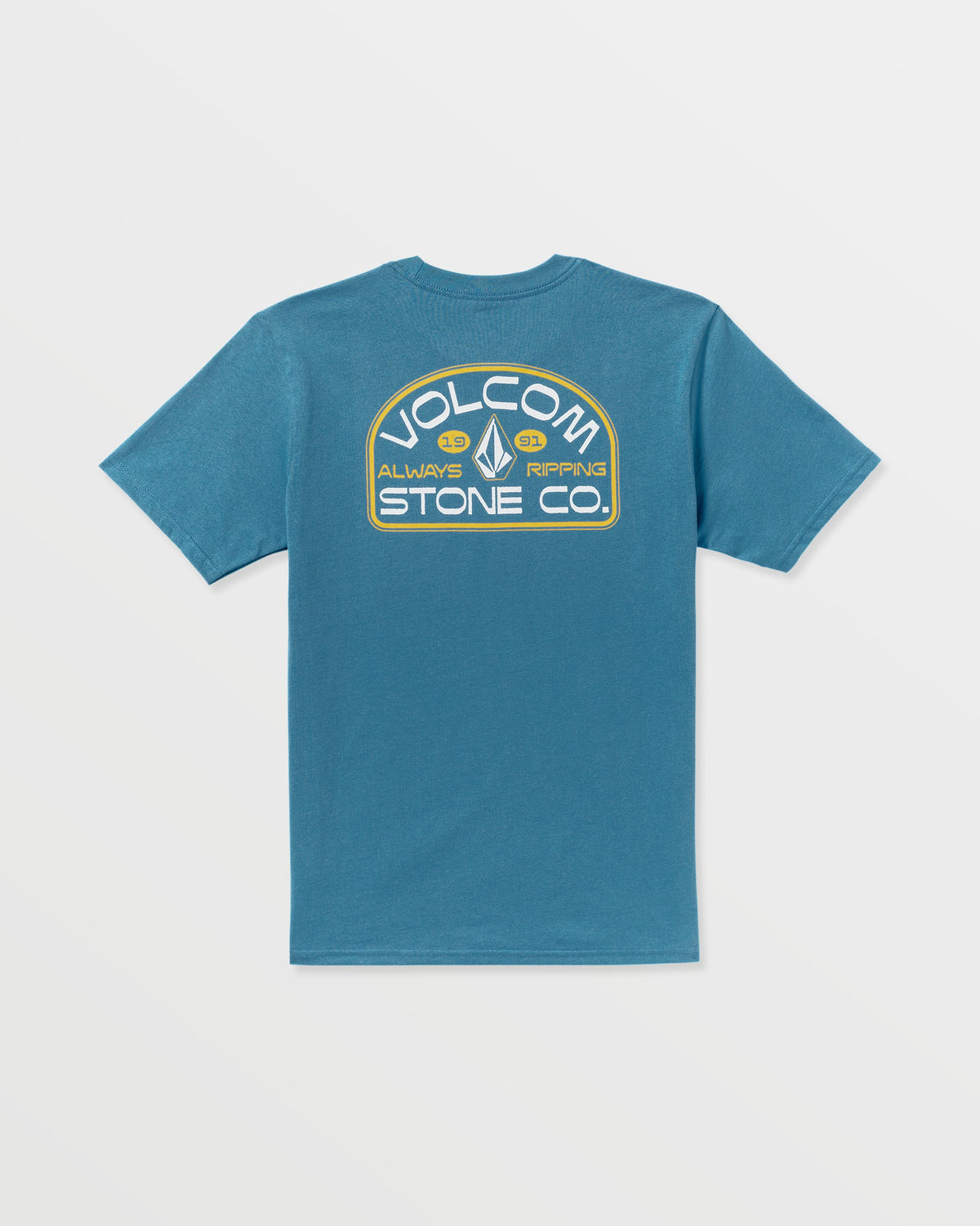 Men's Always Ripping Short Sleeve Tee Coronet Blue - Volcom